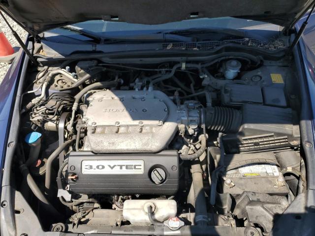 1HGCM66554A035836 - 2004 HONDA ACCORD EX BLUE photo 11