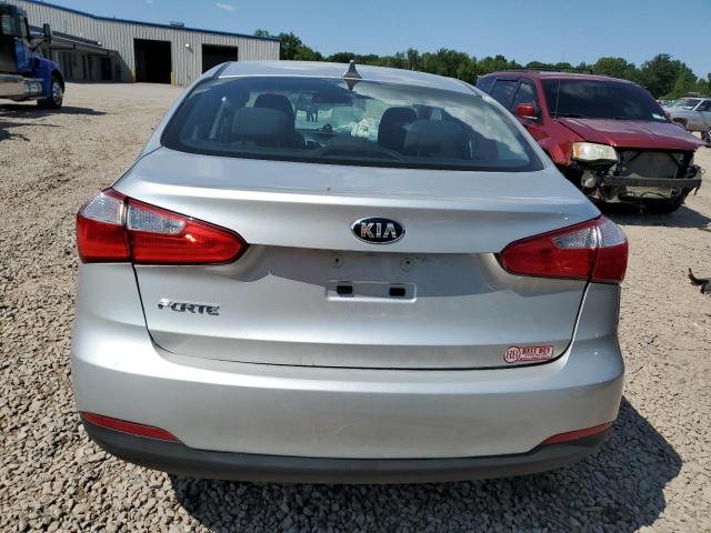 KNAFX4A61E5181052 - 2014 KIA FORTE LX SILVER photo 6