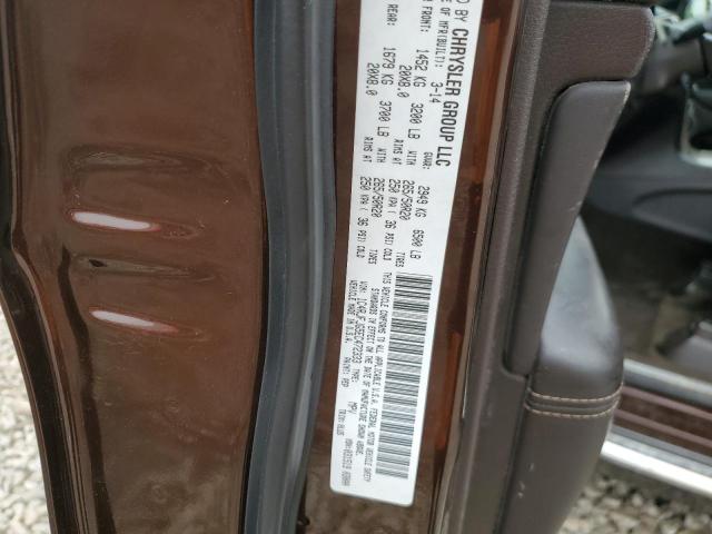 1C4RJFJG5EC472333 - 2014 JEEP GRAND CHER SUMMIT Burdeos foto 12