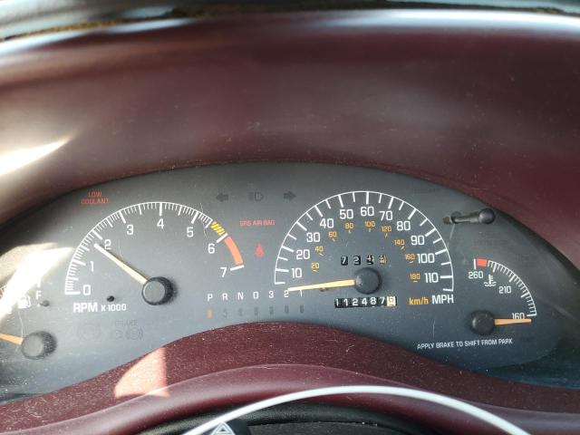 1G2WR12152F251838 - 2002 PONTIAC GRAND PRIX GTP 勃艮第红 照片 9