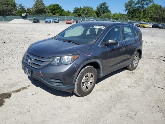 3CZRM3H38DG710125 - 2013 HONDA CR-V LX GRAY photo 1