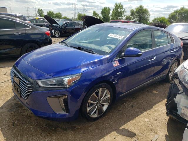 KMHC85LC8KU117079 - 2019 HYUNDAI IONIQ LIMITED BLUE photo 1