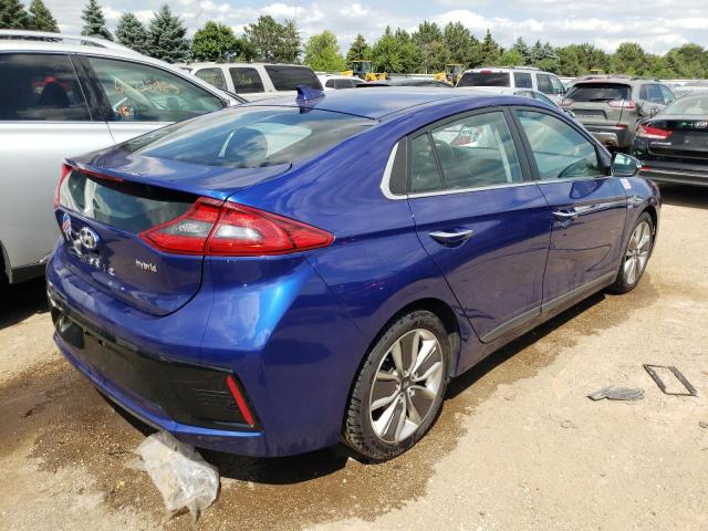 KMHC85LC8KU117079 - 2019 HYUNDAI IONIQ LIMITED BLUE photo 3