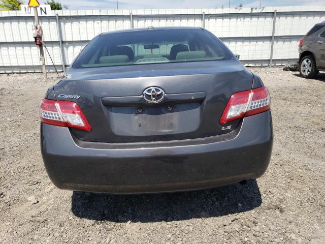 4T1BF3EK9AU004606 - 2010 TOYOTA CAMRY BASE GRAY photo 6