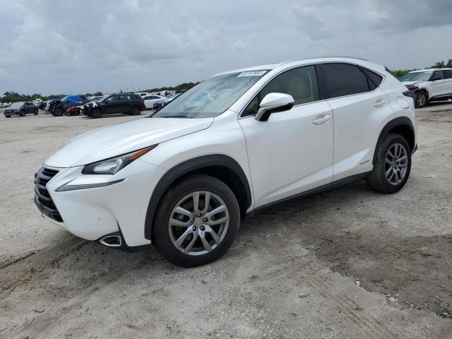 JTJBJRBZ6G2035336 - 2016 LEXUS NX 300H WHITE photo 1