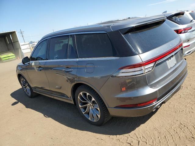 5LMYJ8XY4MNL00202 - 2021 LINCOLN AVIATOR GRAND TOURING GRAY photo 2