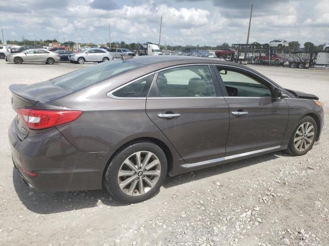5NPE34AF9HH454933 - 2017 HYUNDAI SONATA SPORT BROWN photo 3