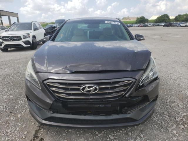 5NPE34AF9HH454933 - 2017 HYUNDAI SONATA SPORT BROWN photo 5