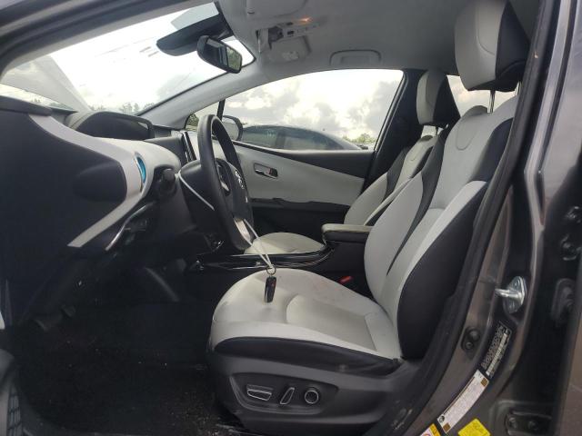 JTDKARFP5H3037621 - 2017 TOYOTA PRIUS PRIM ნაცრისფერი ფოტო 7