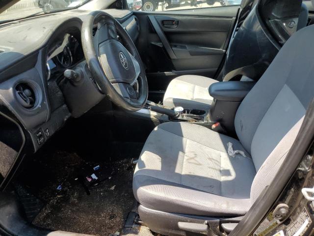 2T1BURHE5HC908303 - 2017 TOYOTA COROLLA L BLACK photo 7