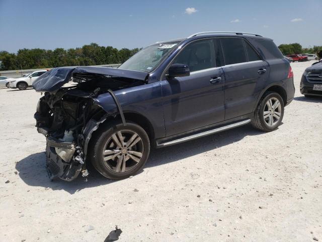 4JGDA5HB9FA566772 - 2015 MERCEDES-BENZ ML 350 4MATIC BLUE photo 1