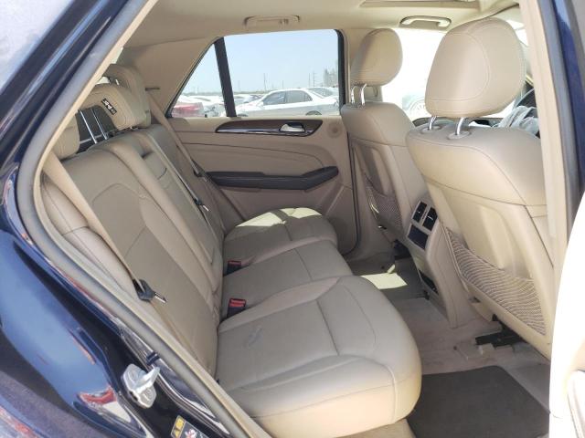 4JGDA5HB9FA566772 - 2015 MERCEDES-BENZ ML 350 4MATIC BLUE photo 11
