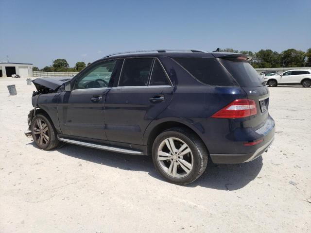 4JGDA5HB9FA566772 - 2015 MERCEDES-BENZ ML 350 4MATIC BLUE photo 2