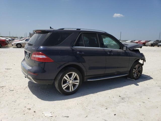 4JGDA5HB9FA566772 - 2015 MERCEDES-BENZ ML 350 4MATIC BLUE photo 3