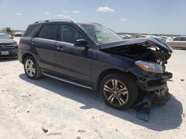 4JGDA5HB9FA566772 - 2015 MERCEDES-BENZ ML 350 4MATIC BLUE photo 4