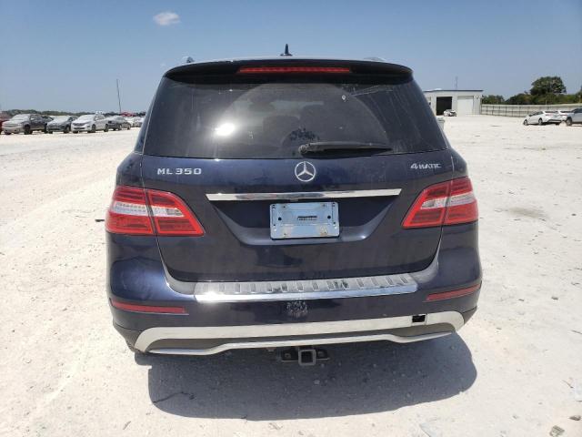 4JGDA5HB9FA566772 - 2015 MERCEDES-BENZ ML 350 4MATIC BLUE photo 6