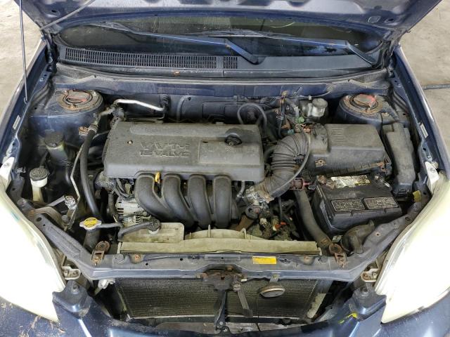 2T1KR32E44C284057 - 2004 TOYOTA COROLLA MA XR BLUE photo 11