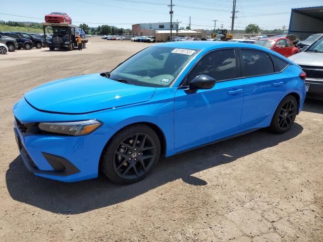 19XFL2H82NE017596 - 2022 HONDA CIVIC SPORT 蓝色 照片 1