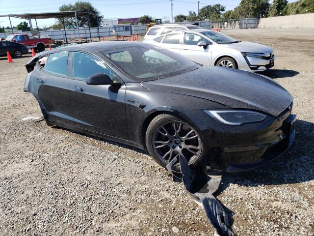 5YJSA1E57NF488520 - 2022 TESLA MODEL S Սև լուսանկար 4