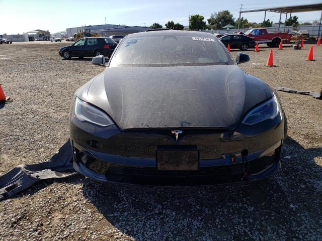 5YJSA1E57NF488520 - 2022 TESLA MODEL S Սև լուսանկար 5
