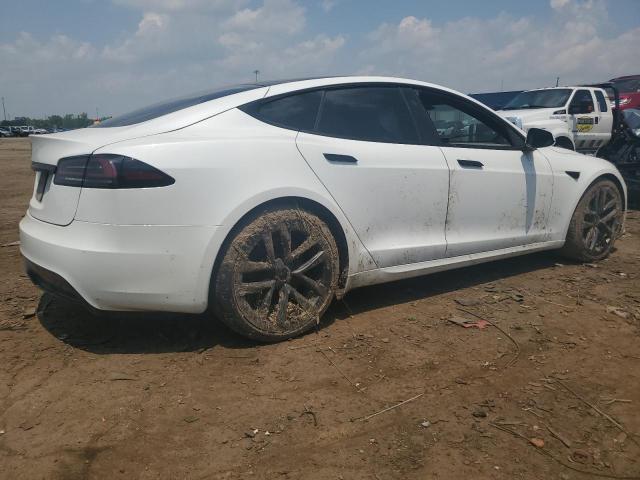 5YJSA1E52NF490384 - 2022 TESLA MODEL S Ağ foto 3
