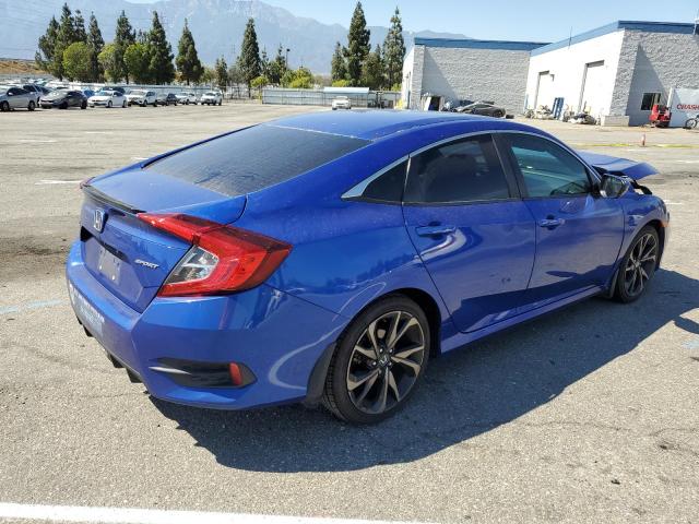 2HGFC2F86KH587069 - 2019 HONDA CIVIC SPORT 蓝色 照片 3