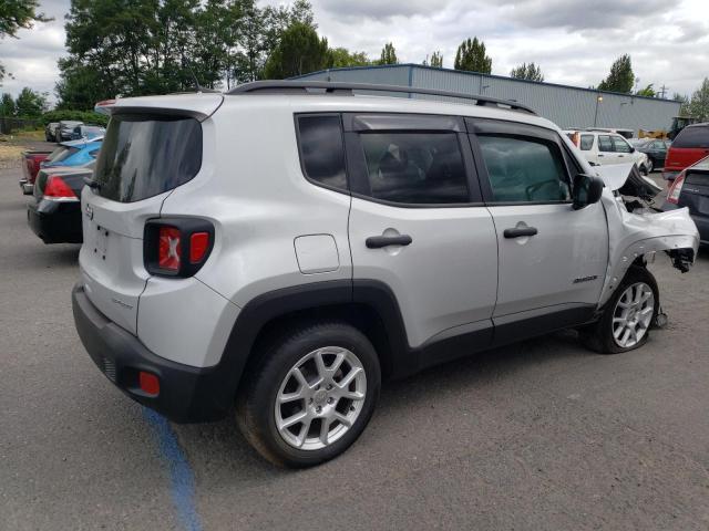 ZACNJBAB4KPJ89261 - 2019 JEEP RENEGADE SPORT SILVER photo 3