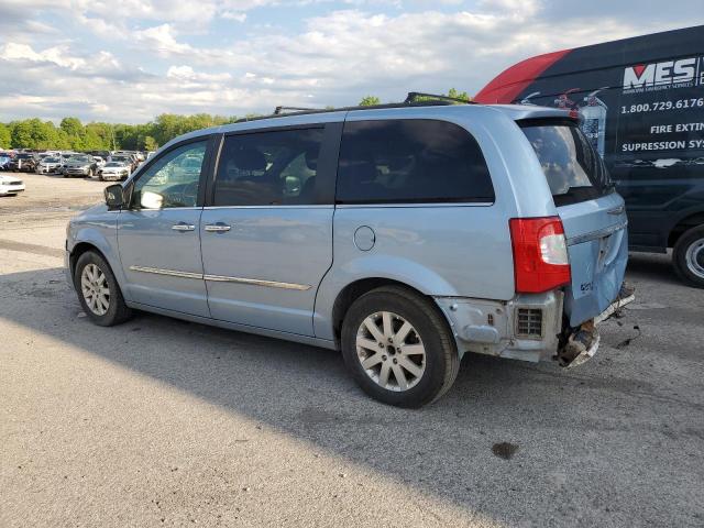 2C4RC1CG5CR413183 - 2012 CHRYSLER TOWN & COU TOURING L BLUE photo 2