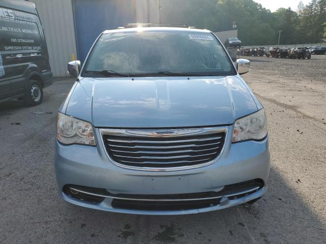 2C4RC1CG5CR413183 - 2012 CHRYSLER TOWN & COU TOURING L BLUE photo 5