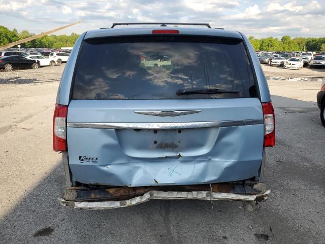 2C4RC1CG5CR413183 - 2012 CHRYSLER TOWN & COU TOURING L BLUE photo 6