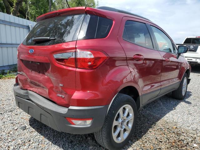 MAJ6S3GL9KC280191 - 2019 FORD ECOSPORT SE RED photo 3