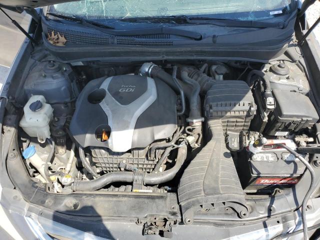 5NPEC4AB8DH745401 - 2013 HYUNDAI SONATA SE GRAY photo 11