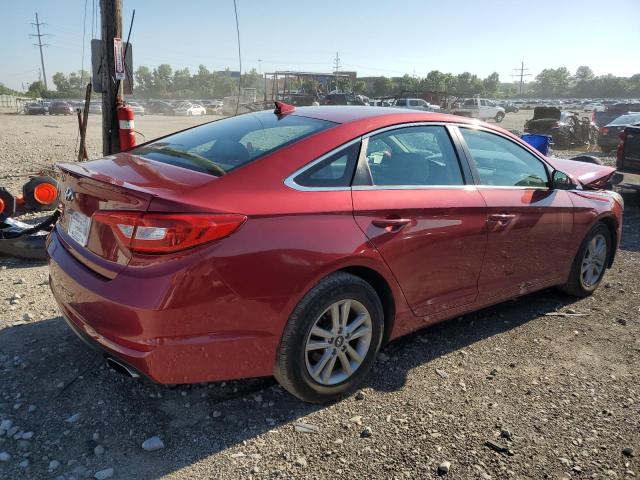 5NPE24AF4GH406614 - 2016 HYUNDAI SONATA SE RED photo 3