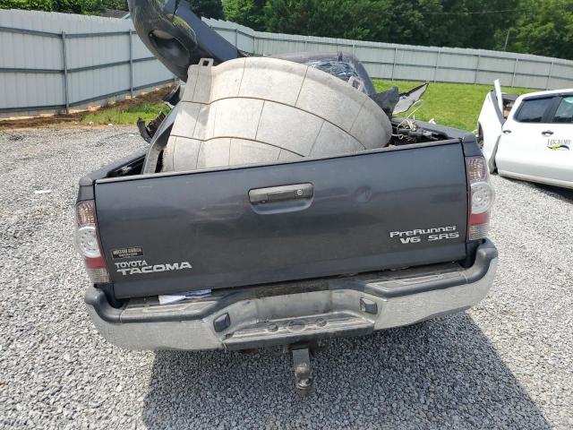 5TEJU4GN7AZ711911 - 2010 TOYOTA TACOMA DOUBLE CAB PRERUNNER CHARCOAL photo 6