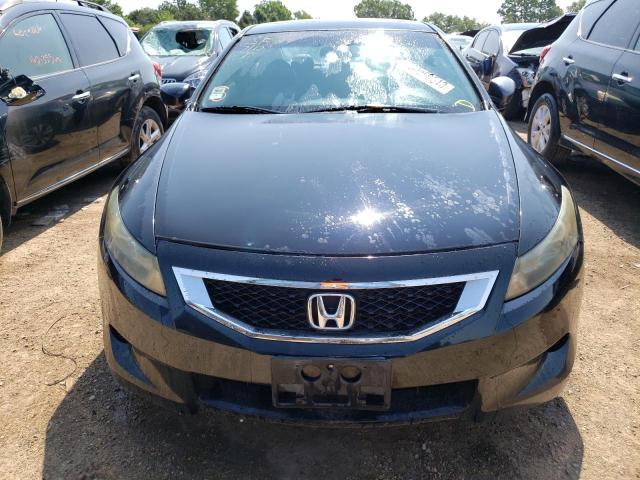 1HGCS12858A011633 - 2008 HONDA ACCORD EXL BLACK photo 5