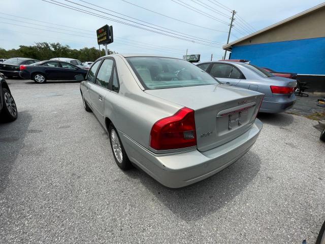 YV1TS92D441335798 - 2004 VOLVO S80 SILVER photo 3