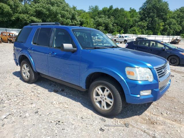 1FMEU7DE2AUA69318 - 2010 FORD EXPLORER XLT BLUE photo 4