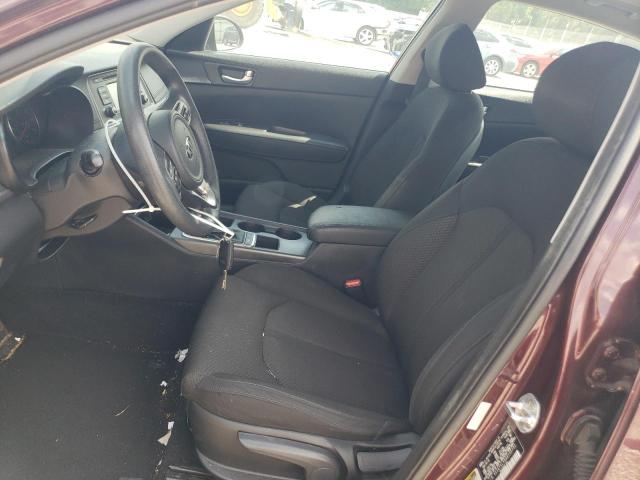 5XXGT4L36GG105752 - 2016 KIA OPTIMA LX BURGUNDY photo 7