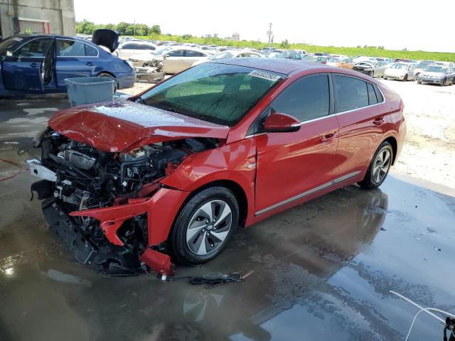 KMHC75LC3KU125061 - 2019 HYUNDAI IONIQ SEL RED photo 1