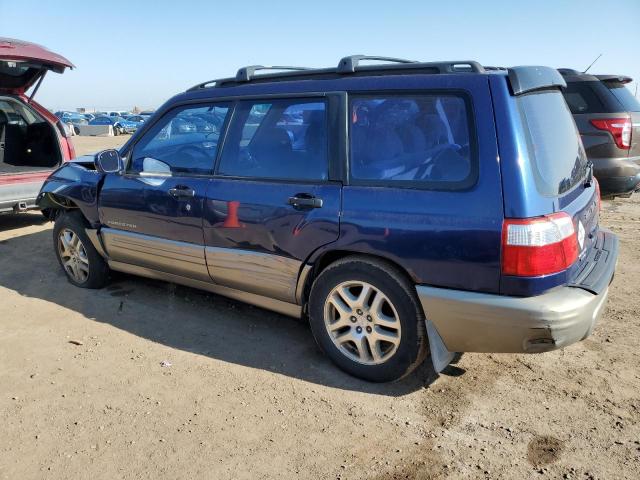 JF1SF655X1H740596 - 2001 SUBARU FORESTER S BLUE photo 2