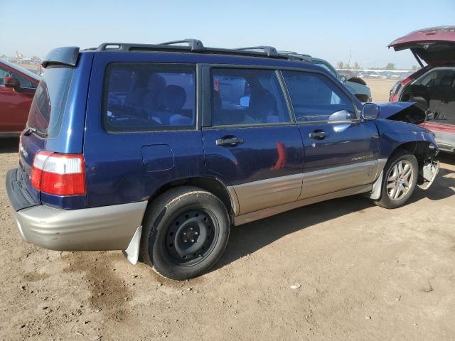JF1SF655X1H740596 - 2001 SUBARU FORESTER S BLUE photo 3