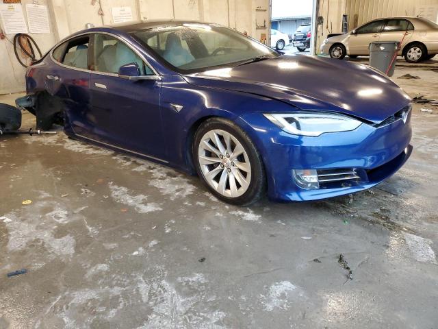 5YJSA1E26GF174916 - 2016 TESLA MODEL S Կապույտ լուսանկար 4