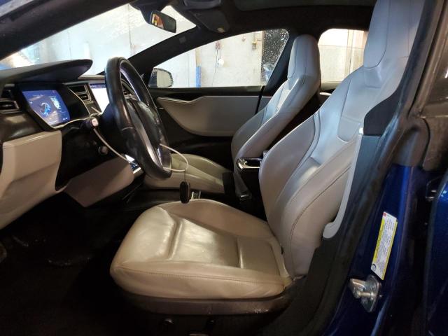 5YJSA1E26GF174916 - 2016 TESLA MODEL S Կապույտ լուսանկար 7