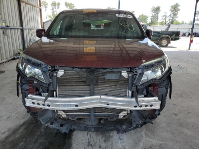 5FNYF5H51MB039654 - 2021 HONDA PILOT EXL BURGUNDY photo 5