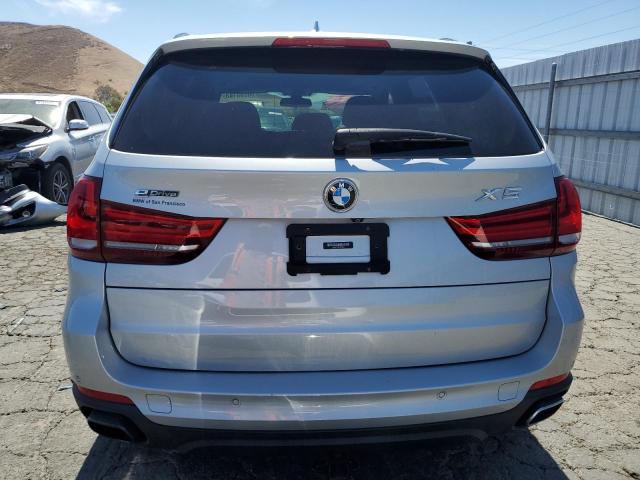 5UXKT0C54G0S78951 - 2016 BMW X5 XDR40E SILVER photo 6