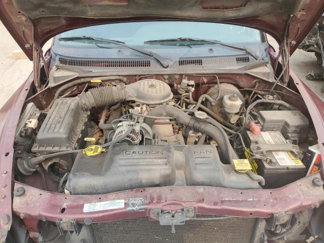 1B7FL26X0YS759491 - 2000 DODGE DAKOTA MAROON photo 11