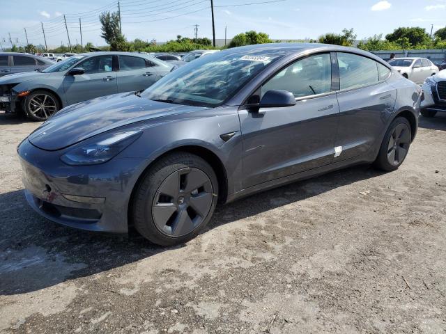 5YJ3E1EA9PF558821 - 2023 TESLA MODEL 3 GRAY photo 1