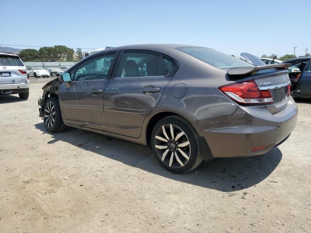 2HGFB2F99FH507488 - 2015 HONDA CIVIC EXL GRAY photo 2