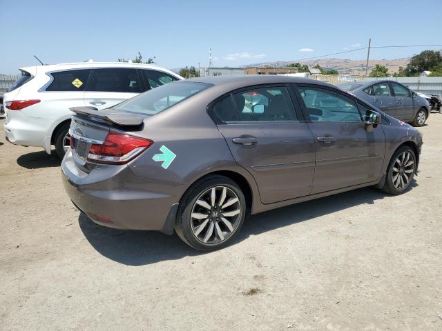 2HGFB2F99FH507488 - 2015 HONDA CIVIC EXL GRAY photo 3