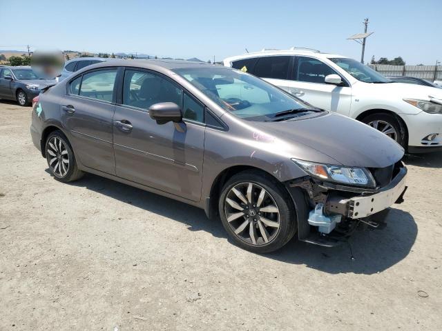 2HGFB2F99FH507488 - 2015 HONDA CIVIC EXL GRAY photo 4